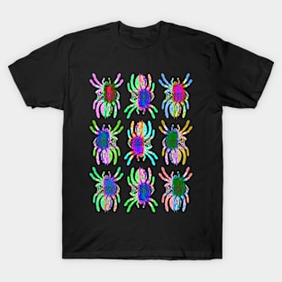 Tarantula Silhouette V89 (Tie Dye Set of 9) T-Shirt